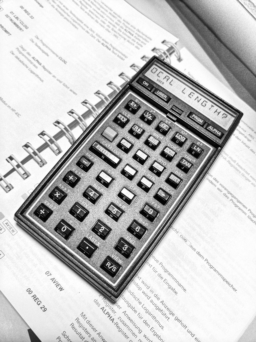 HP41C calculator
